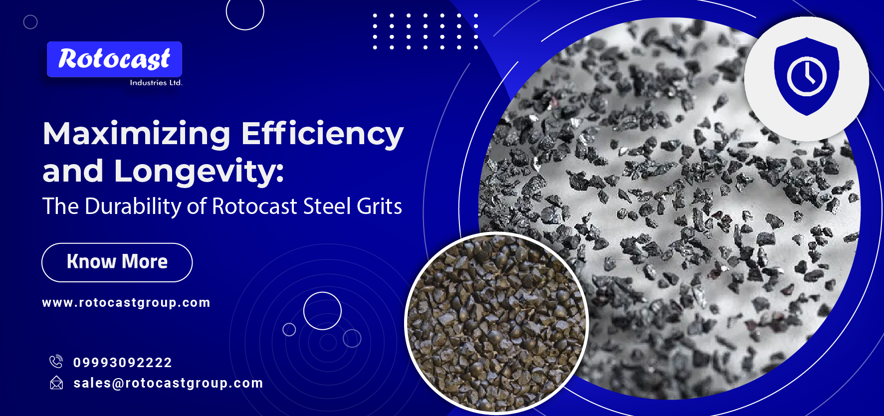 rotocast steel grits