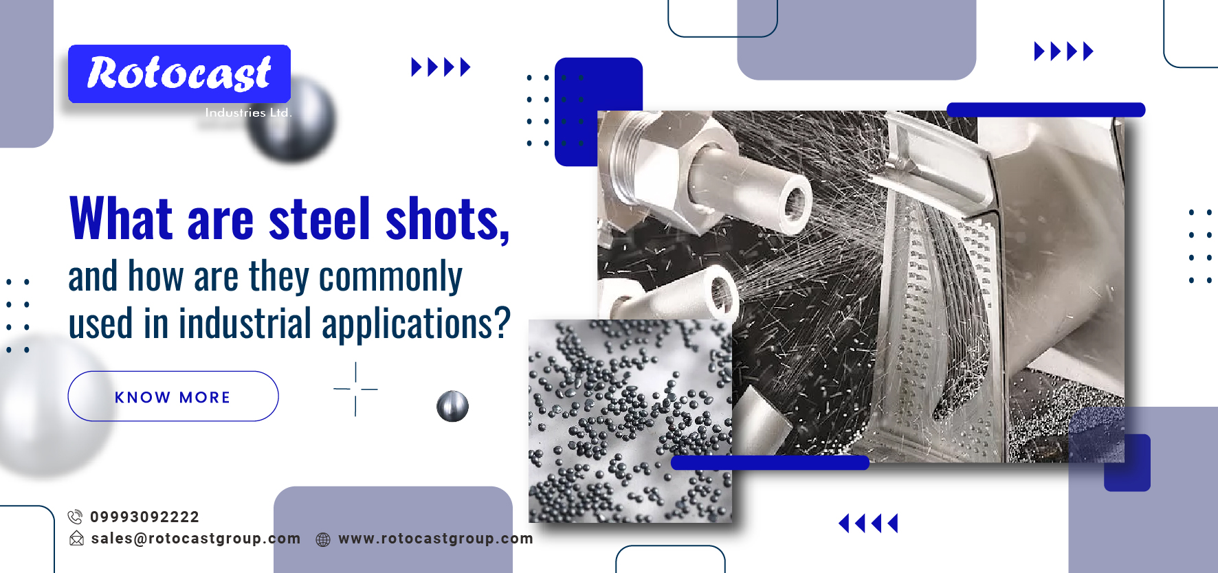 What is rotocast steel shots