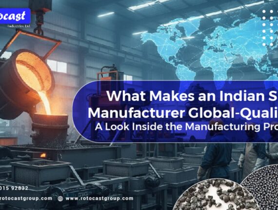 High-quality Steel Shot from a Shot Manufacturer in India undergoing screening and hardness checks for global-standard abrasive blasting performance.