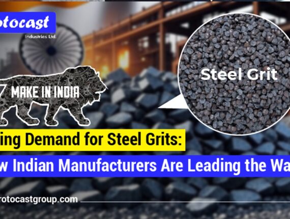 High-quality steel abrasives used in shot blasting and surface preparation to achieve smooth, clean, and durable metal finishes ; Rotocast.