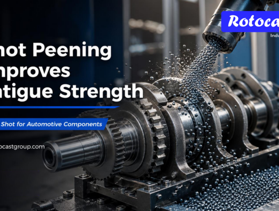 Steel Shot India used in automotive shot peening for improving fatigue strength and extending component life | Rotocast Industries Ltd.